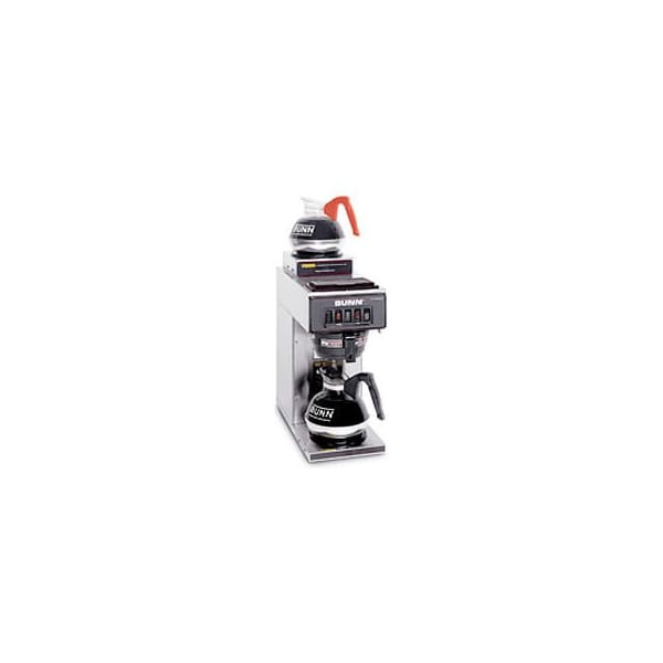 Bunn Pourover Coffee Brewer With 2 Warmers, VP17-2, Stainless Steel 13300.0002 - main
